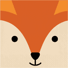 Fox Animal Face Luncheon Napkins, 16 ct