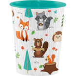 Woodland Animals Plastic Favor Cup, 16 oz
