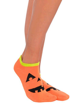 Halloween Jack-O-Lantern No Show Socks