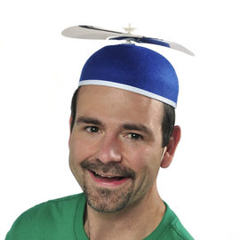 Blue Propeller Beanie