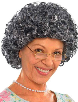 Granny Curly Wig #708