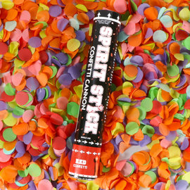 12" Spirit Confetti Cannon- Red