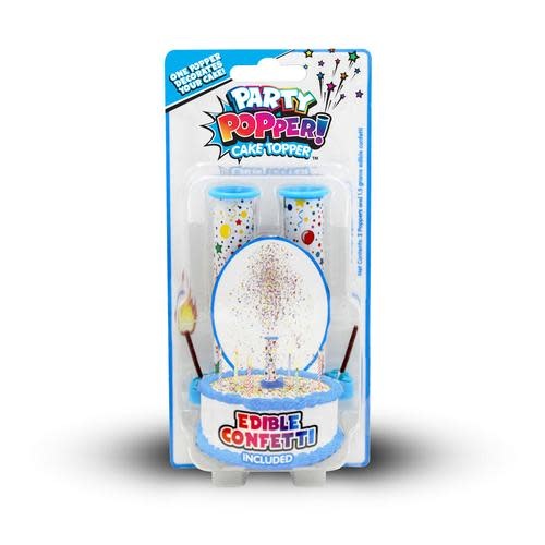 Party Popper Confetti Cake Topper