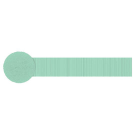 Fringe Crepe Streamer, 81' - Cool Mint