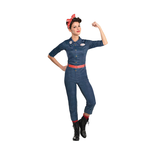 **Women's Rosie the Riveter Denim Jumpsuit (#382)
