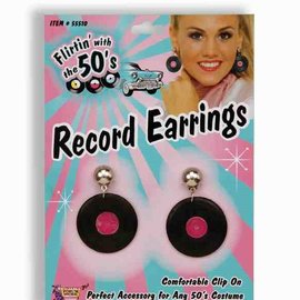 Record Earrings