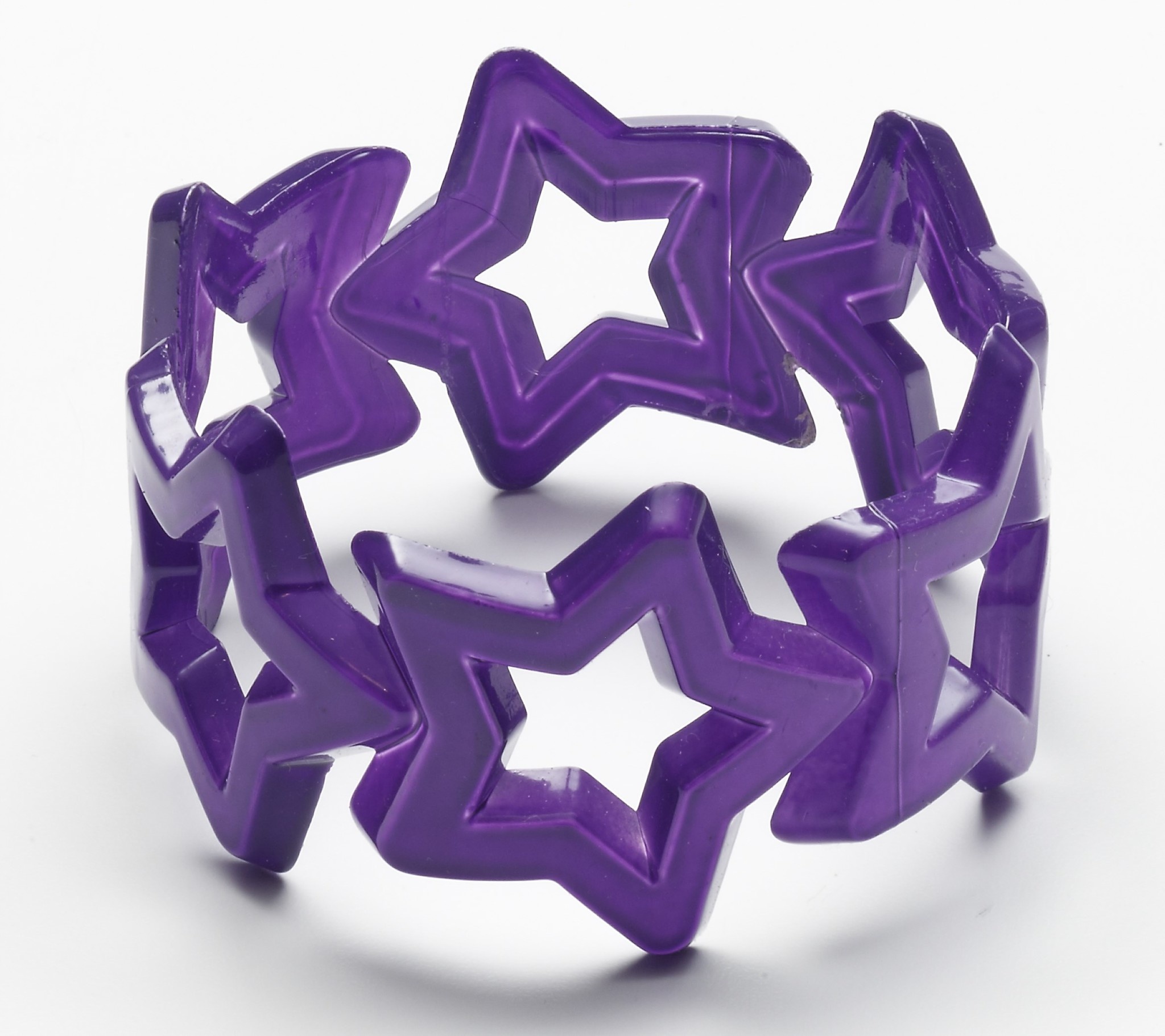 Neon Star Bangle- Purple