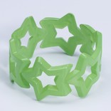 Neon Star Bangle- Green