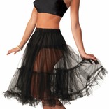 50s Black Crinoline