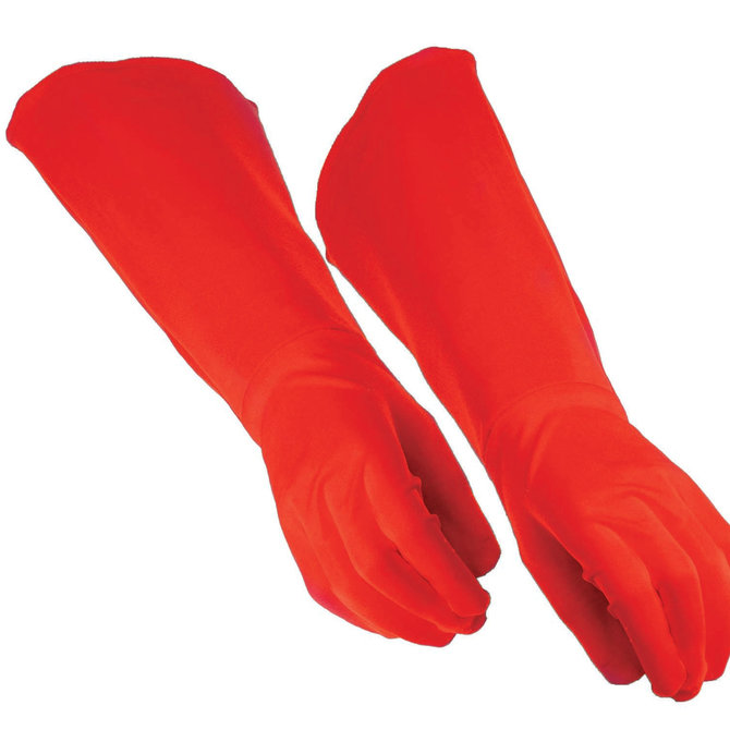 Adult Hero Gauntlet Gloves- Red