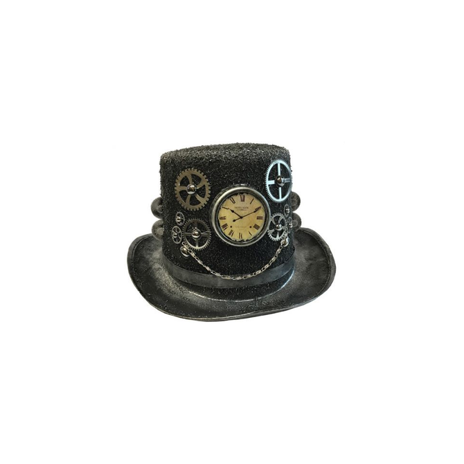 Steampunk Hat- Silver