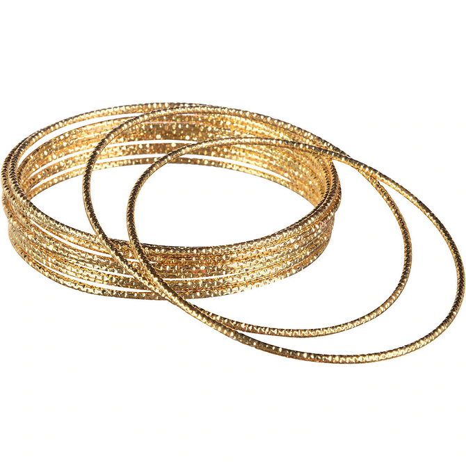 Gold Goddess Bangle Bracelets