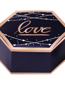 Navy Bride Favor Box -8ct