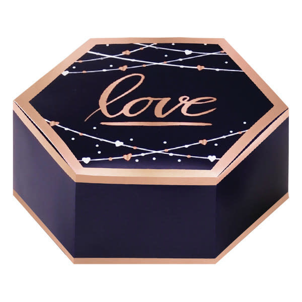 Navy Bride Favor Box -8ct