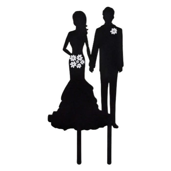Cake Topper Wooden Wedding Mr and Mrs Couple Cake Topper Wedding Anniv –  Paper Love Cards