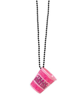 Team Bride Multipack Shot Glass Necklaces, 6 ct