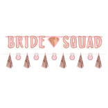 Blush "Bride Squad" Wedding Banner Kit -2ct