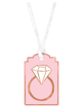 Blush Wedding Tags- 25ct