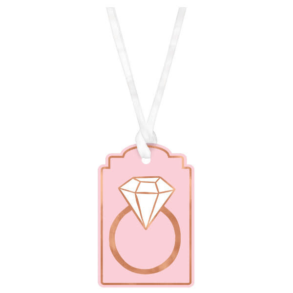 Blush Wedding Tags- 25ct