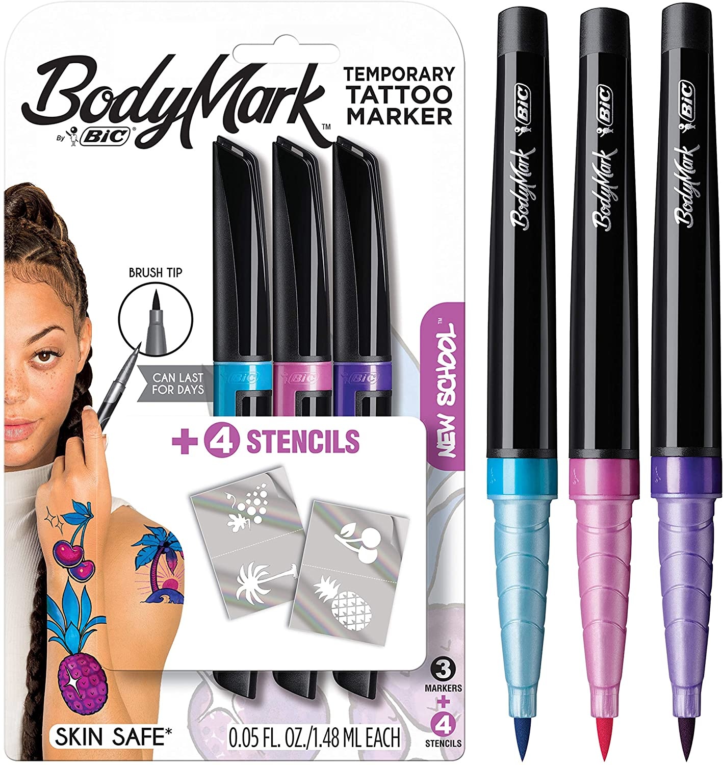 BodyMark Temporary Tattoo Marker(New School)