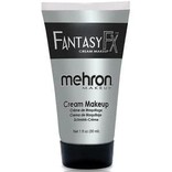 Mehron Fantasy FX Makeup Cream- Silver 1oz