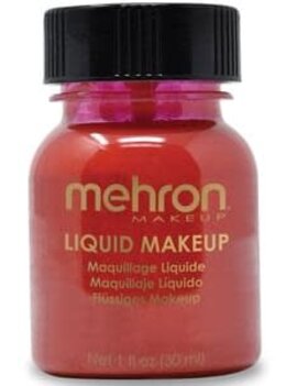 Mehron Liquid Makeup- Red 1oz
