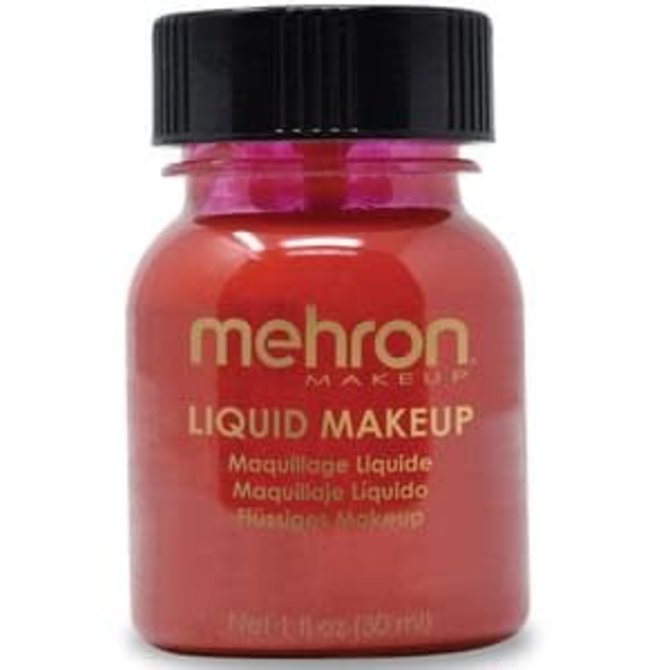 Mehron Liquid Makeup- Red 1oz