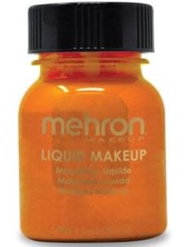 Mehron Liquid Makeup- Orange 1oz