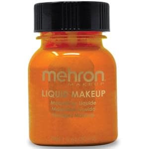 Mehron Liquid Makeup- Orange 1oz