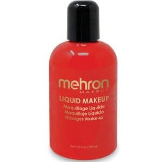 Mehron Liquid Makeup- Red 4.5oz