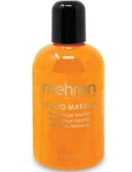 Mehron Liquid Makeup- Orange 4.5oz