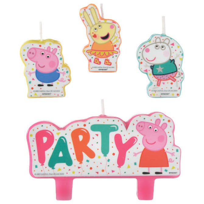Peppa Pig Confetti Party Rubber Bracelet Favours 4 Pack