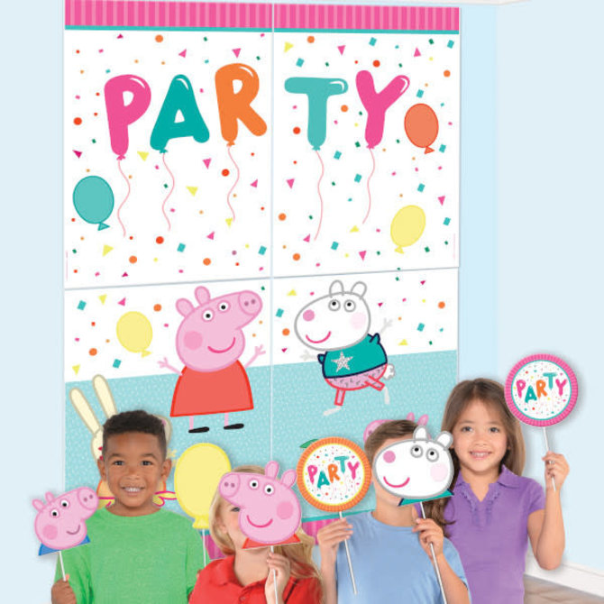 Peppa Pig Confetti Party Scene Setters® with Props -16ct