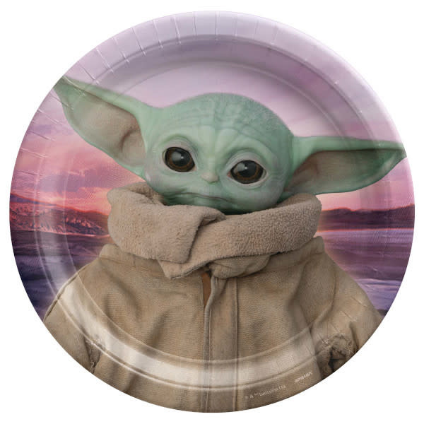 The Mandalorian - The Child 9" Round Plate -8ct