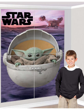 The Mandalorian - The Child Scene Setter Wall Decorating Kit