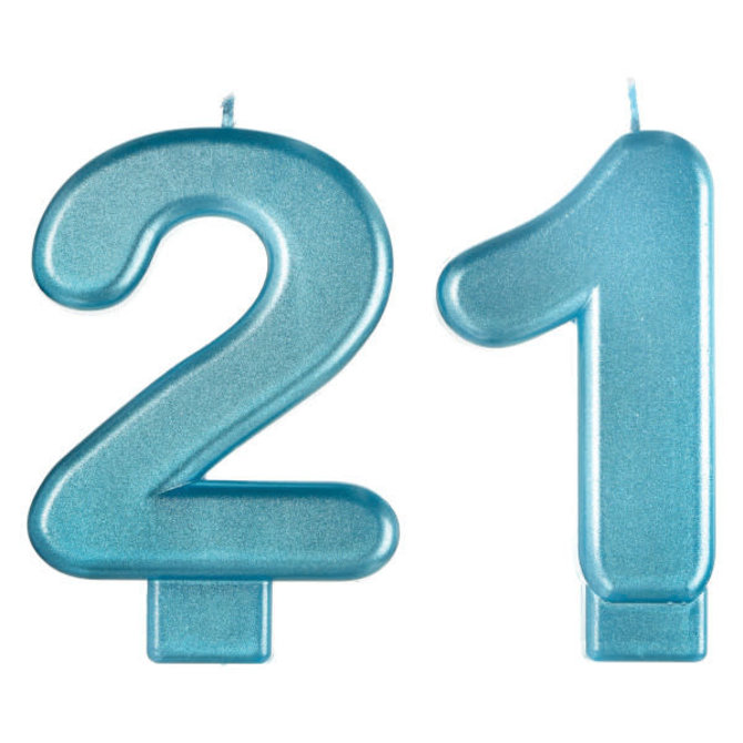Finally 21 Numeral Candles