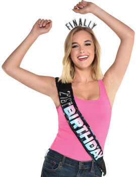 Finally 21 Light Up Sash