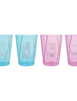 Finally 21 10oz Assorted Tumblers, 10 oz. , 20ct