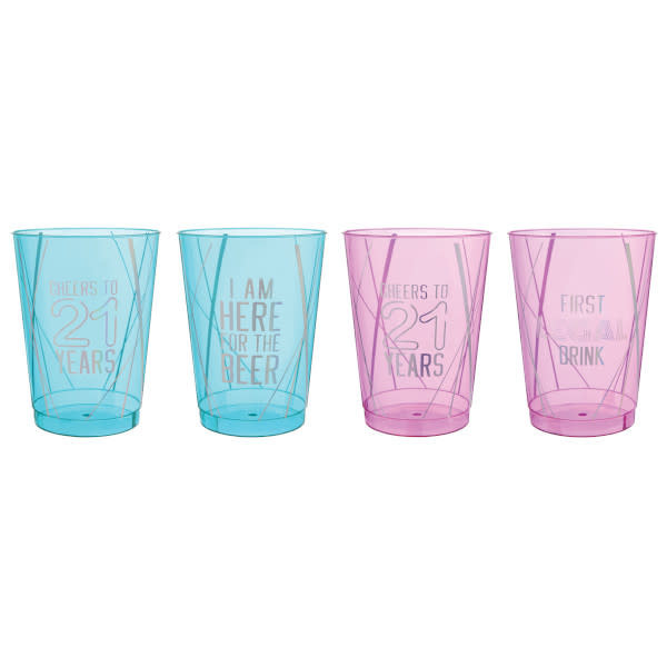 Finally 21 10oz Assorted Tumblers, 10 oz. , 20ct