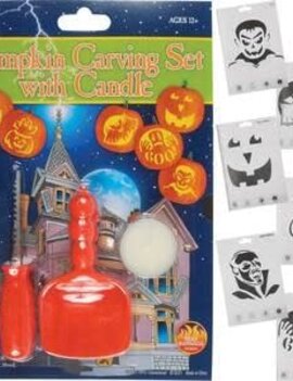 Pumpkin Carving Kit with Candle