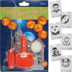 Pumpkin Carving Kit with Candle