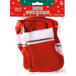 Felt 5" Mini Stocking Value Pack, 6 ct