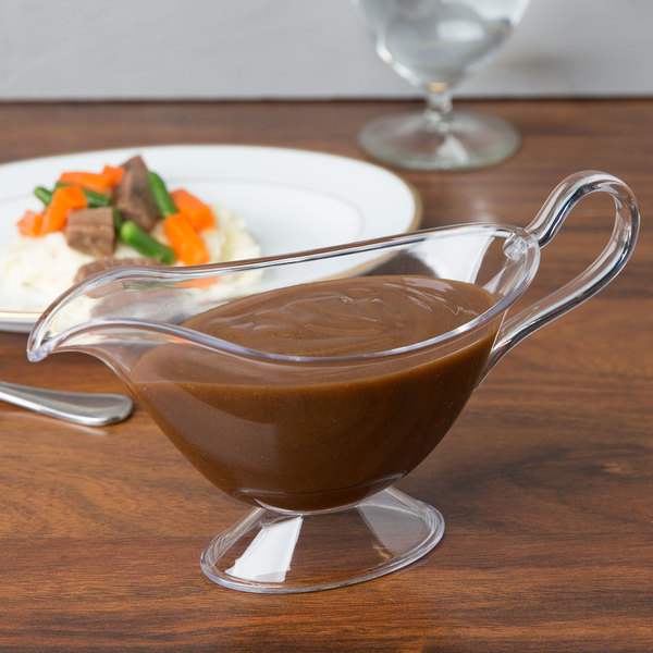 16.9 oz Clear Gravy Boat