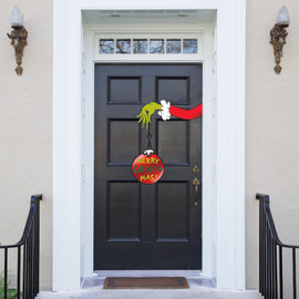 Traditional Grinch Door Decoration, 23 1/2" H