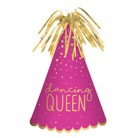 Dancing Queen Cone Hat - Pink