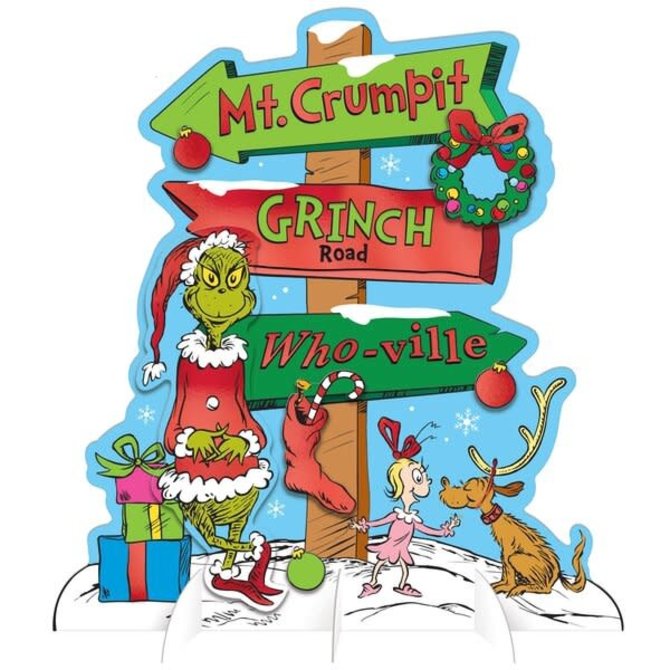 Traditional Grinch Whoville Table Decoration