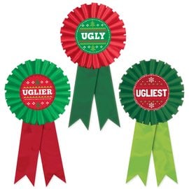 Ugly Sweater Contest Award Ribbon