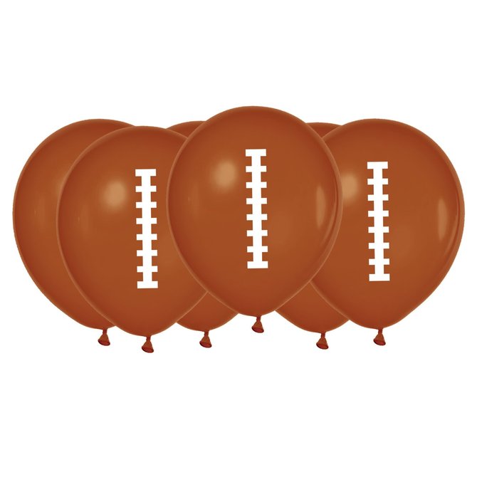 Football Balloons -6ct