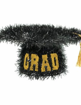 Mini Tinsel Graduation Cap
