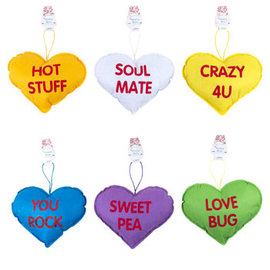 Conversation Heart Pillow- Assorted